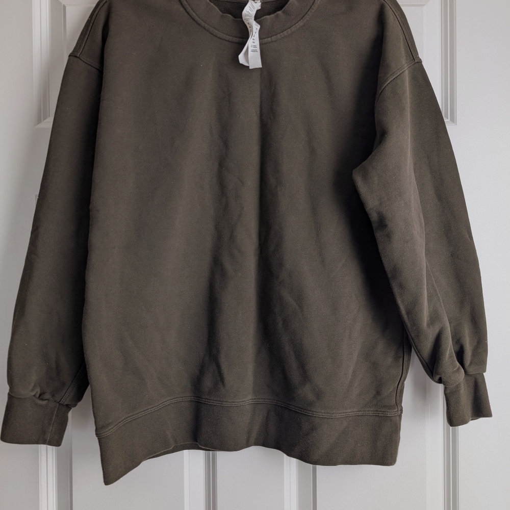 Women's Lululemon Crewneck Sweatshirt Green Size 4